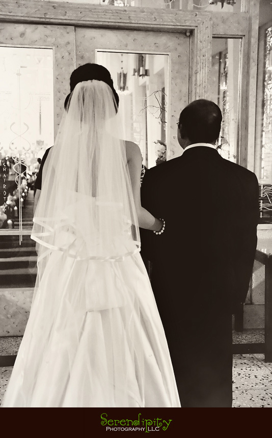 about to walk down the isle about to walk down the isle