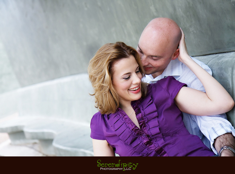 engagement session at Hermann Park
