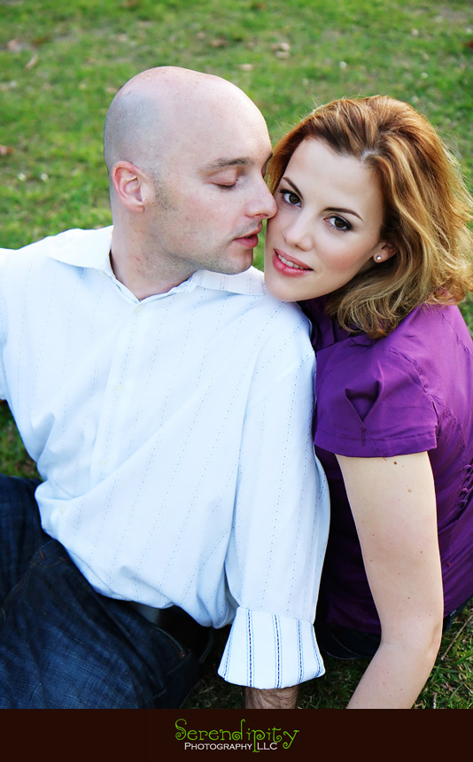 engagement session at Hermann Park