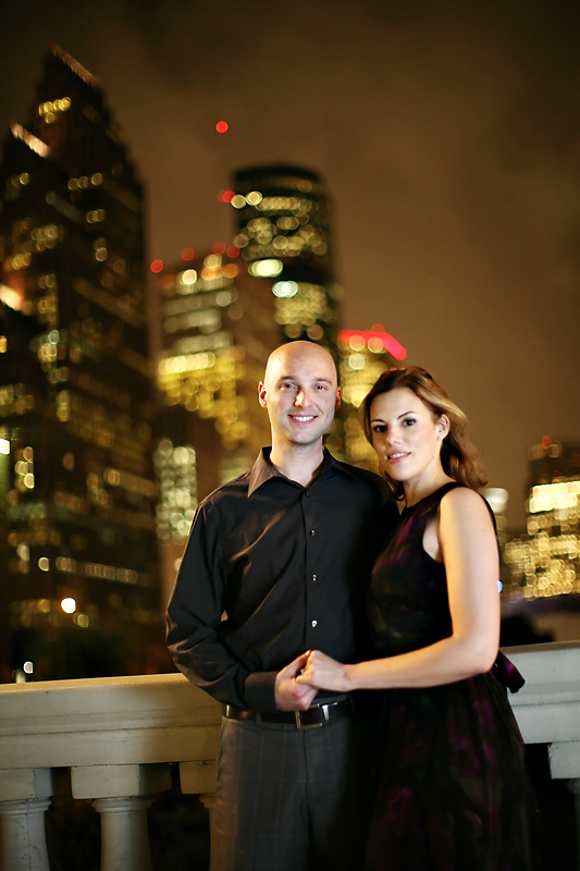engagement session at Downtown Houston