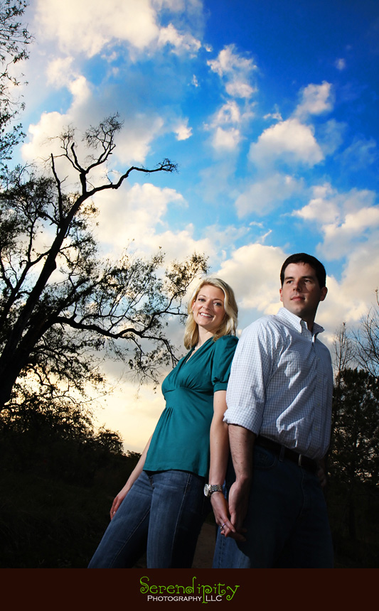 engagement session at Hermann Park