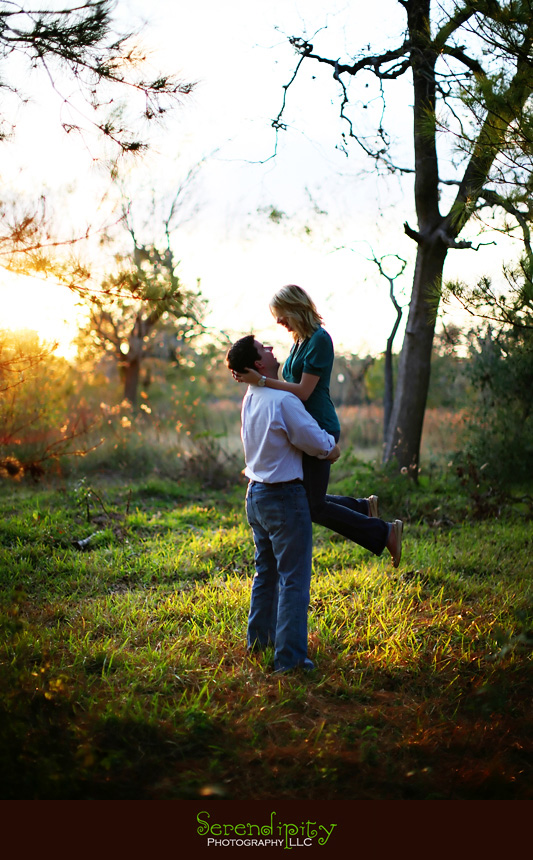 engagement session at Hermann Park