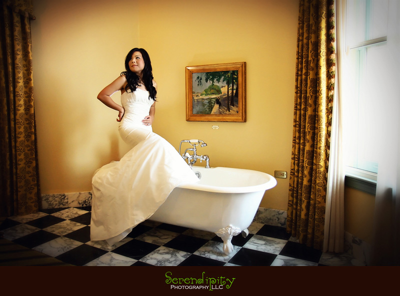 bridal and engagement session at Hotel Icon Houston
