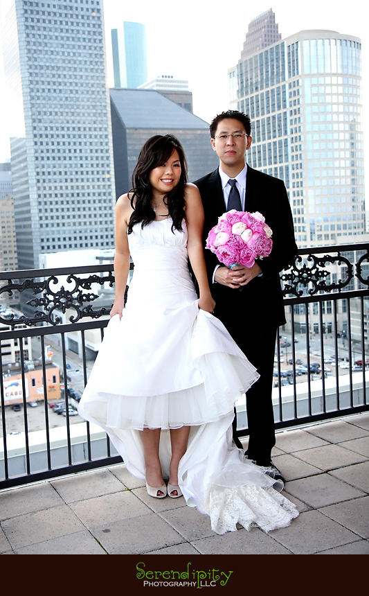 bridal and engagement session at Hotel Icon Houston