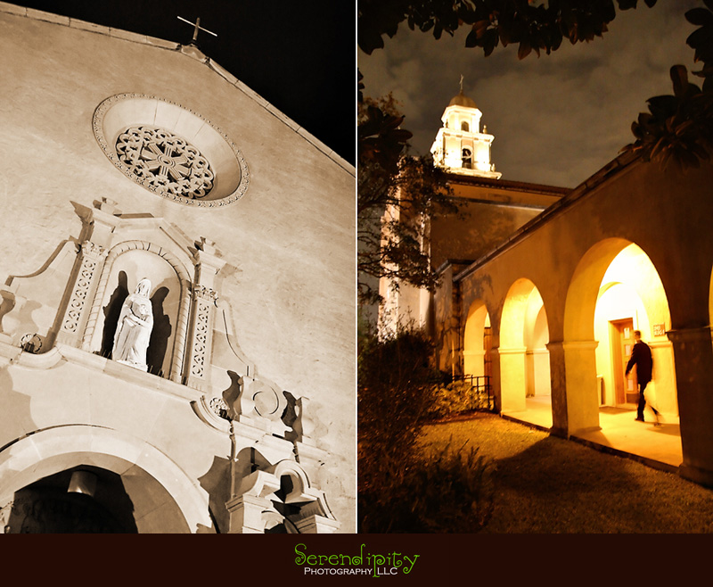 saint anne catholic church, the 43rd restaurant and lounge, night shots
