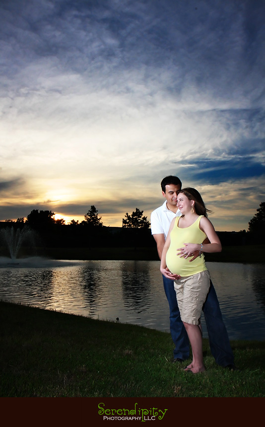 awesome sky for maternity pictures