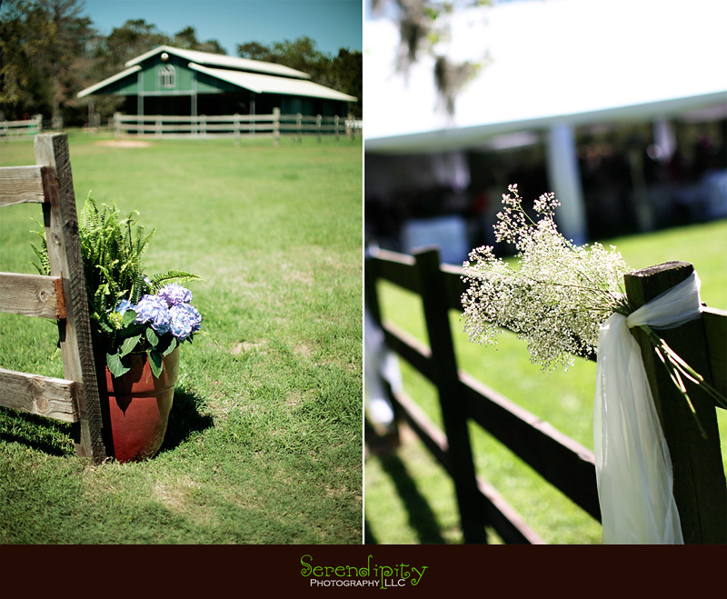 decorations at private ranch