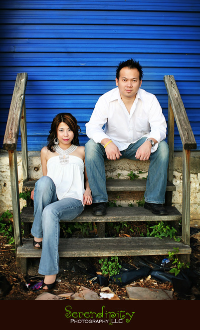 downtown houston, engagement photography, art studio