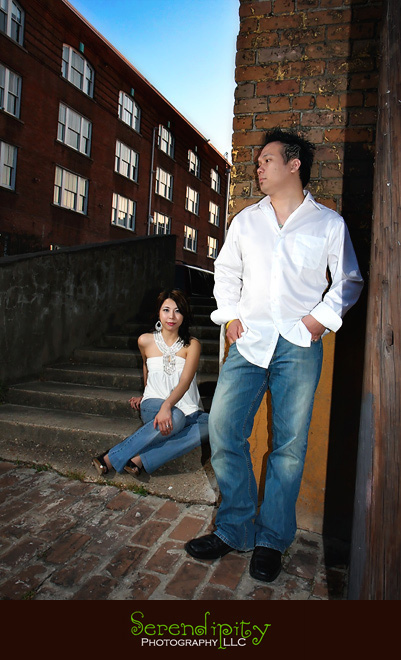downtown houston, engagement photography, art studio