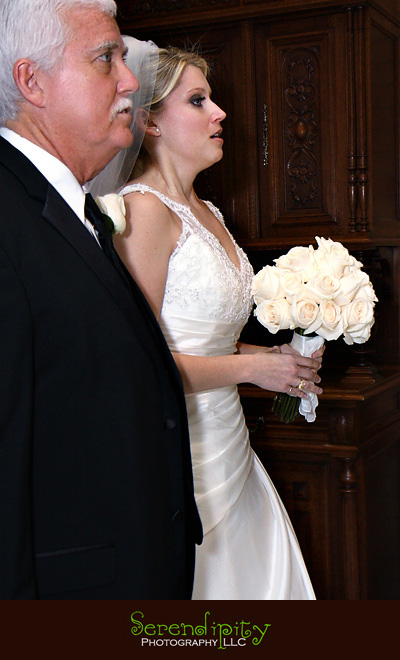 houston wedding photographer, nervous before the grand entrance