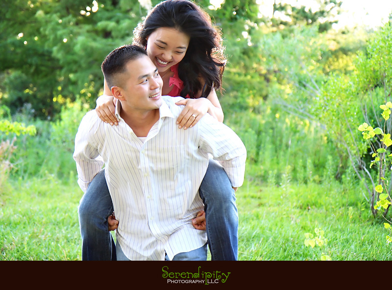 hermann park, downtown houston, engagement photography