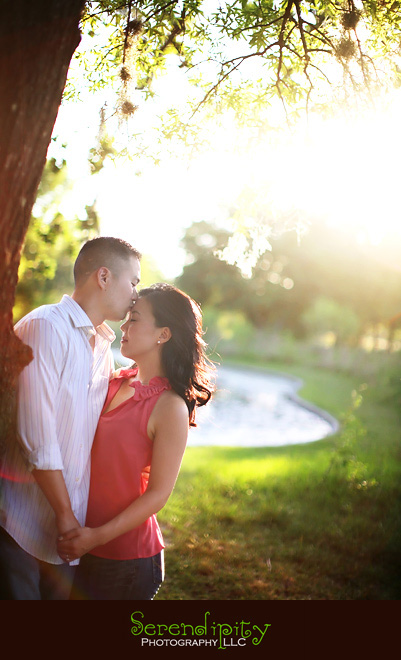 hermann park, downtown houston, engagement photography