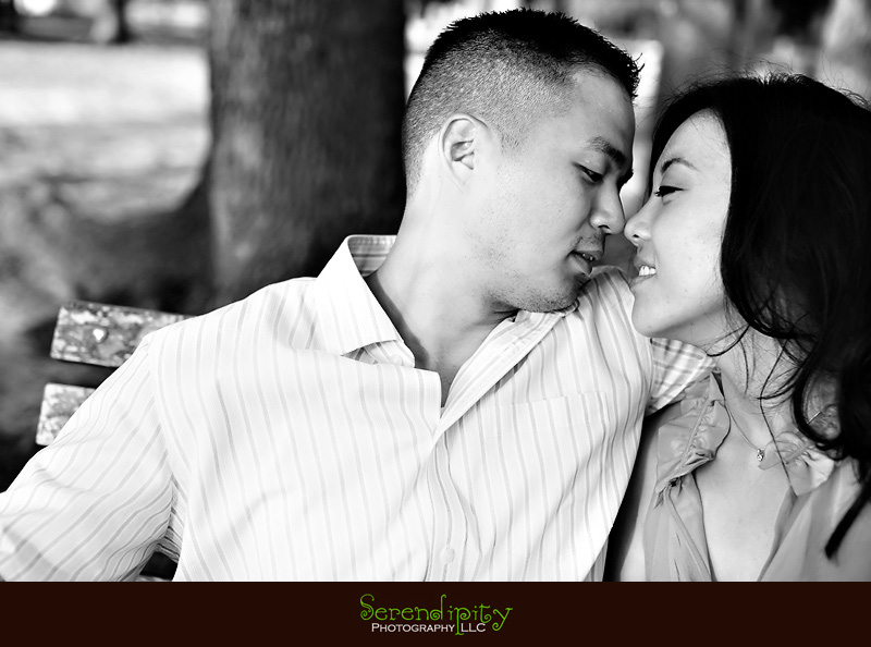 hermann park, downtown houston, engagement photography