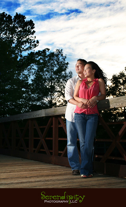 hermann park, downtown houston, engagement photography