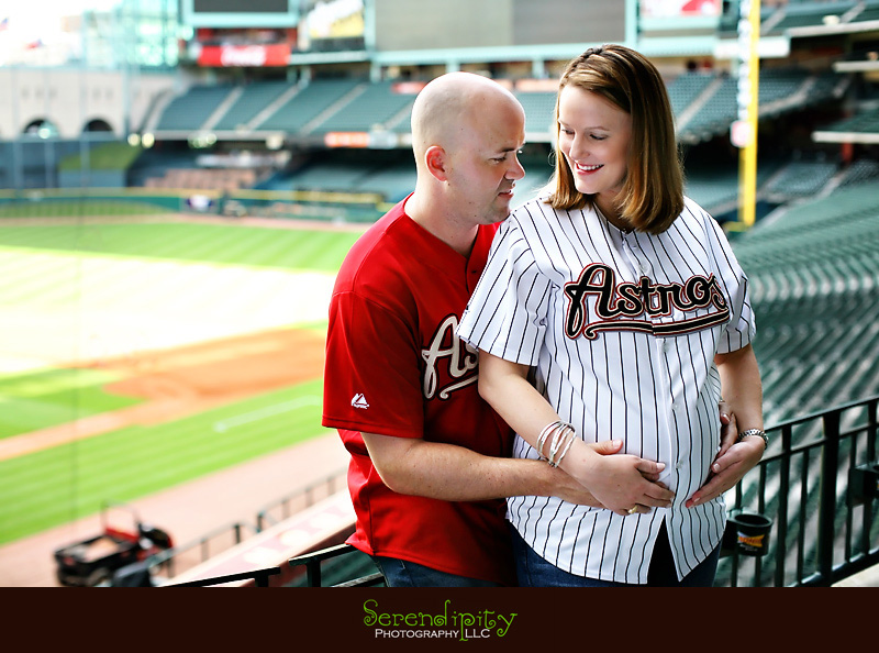 Minute Maid Park, Maternity Photography