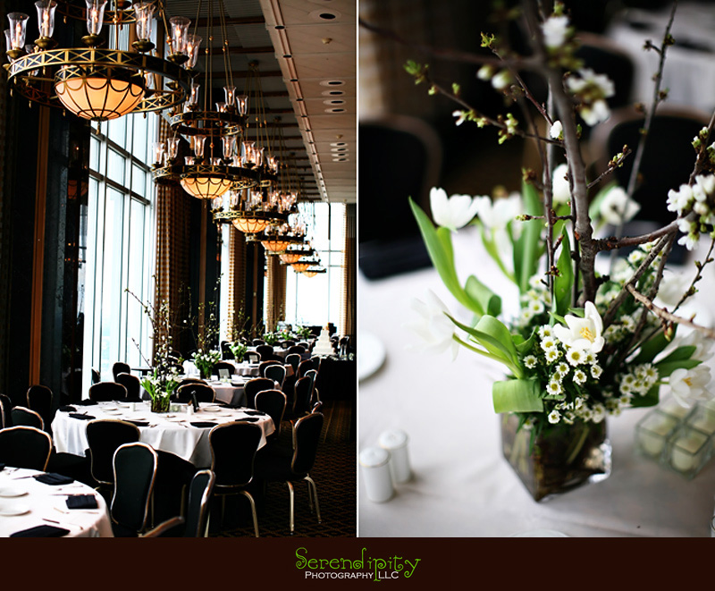 houston wedding photographer, wedding centerpiece, petroleum club
