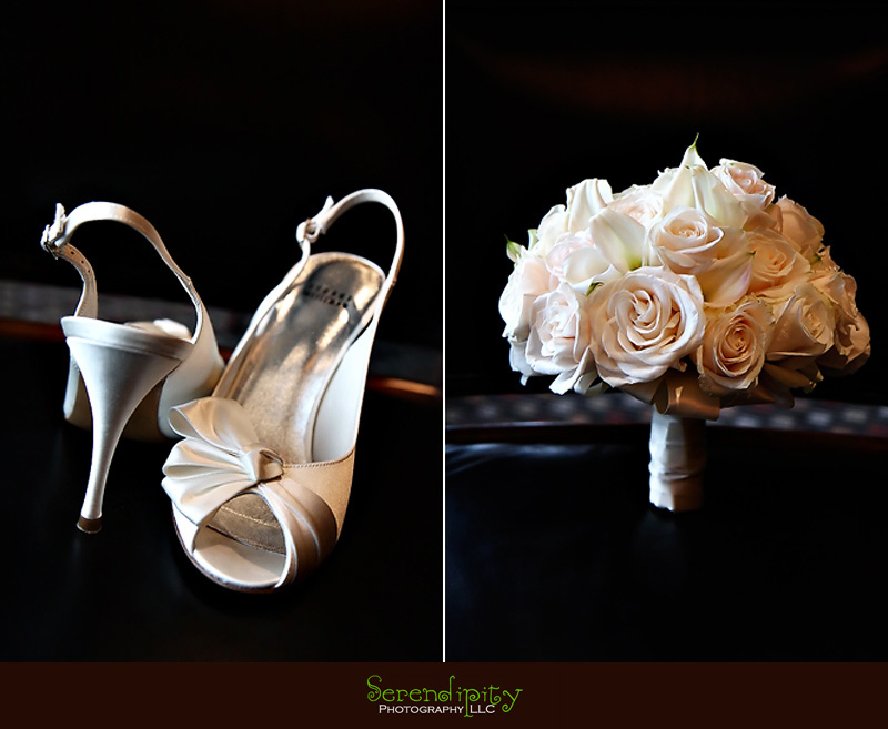 houston wedding photographer bridal shoe bridal bouquet petroleum club