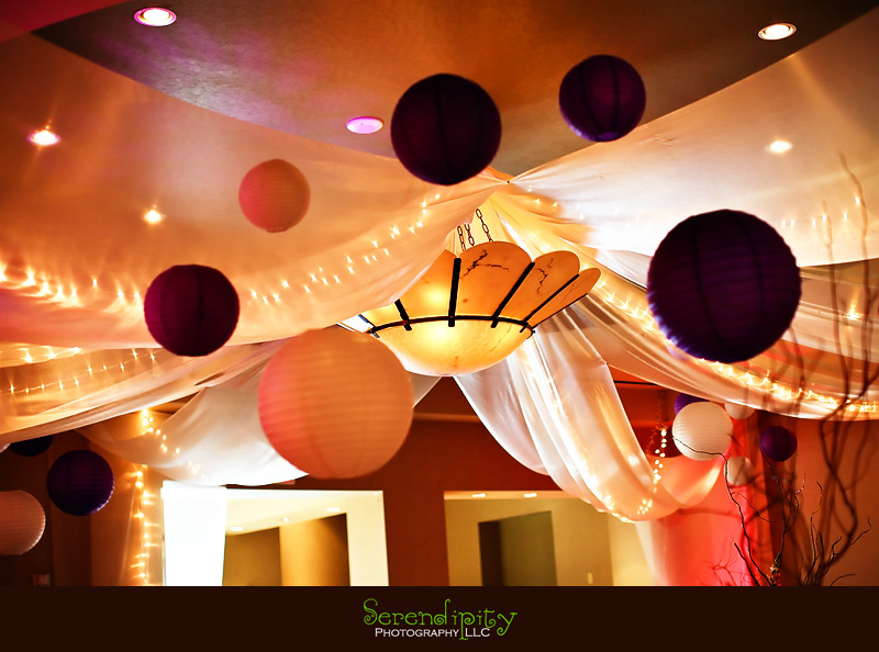 houston wedding photographer, St Edith Stein, Hotel Derek, Kim Son, decorations at reception