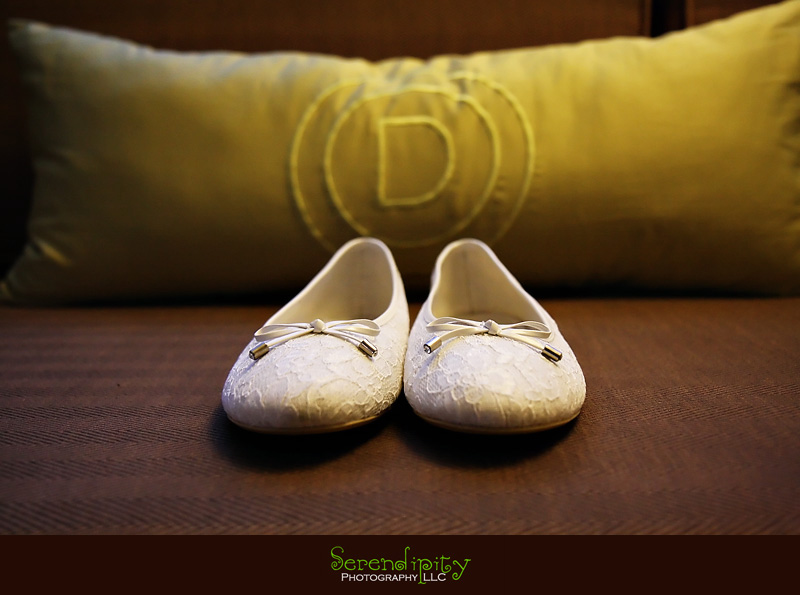 Houston wedding photographer, Hotel Derek, All Saints, bride's shoes