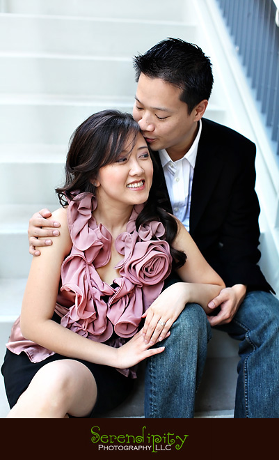 Houston Downtown Engagement Photography