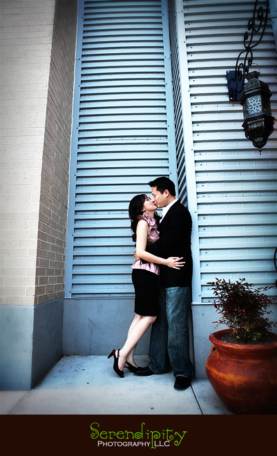 Houston Downtown Engagement Photography
