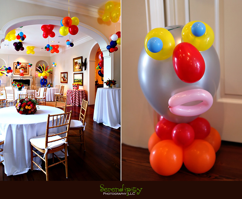  Children Birthday Party Photography, indoor balloon decorations