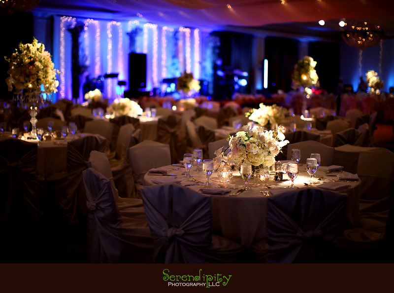 Houston wedding photographer, St Michael Catholic Church, Houstonian Resort and Spa, reception room