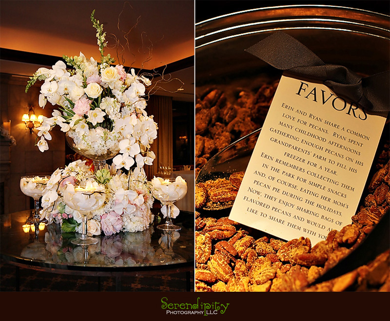 Houston wedding photographer, St Michael Catholic Church,    Houstonian Resort and Spa, reception decorations