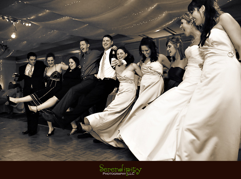 Houston wedding photographer, St Michael Catholic Church, Houstonian Resort and Spa, group dance