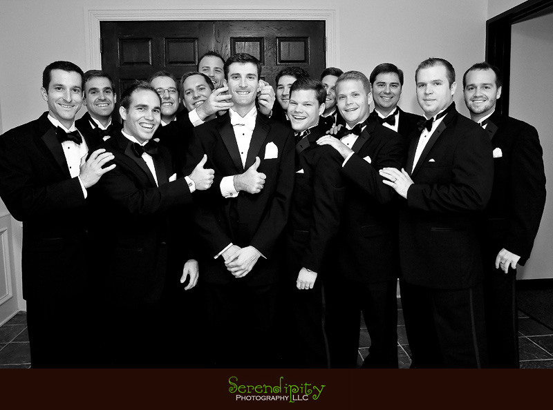 Houston wedding photographer, Holy Rosary, Houston Museum of Natural Science, groom with his boys portrait