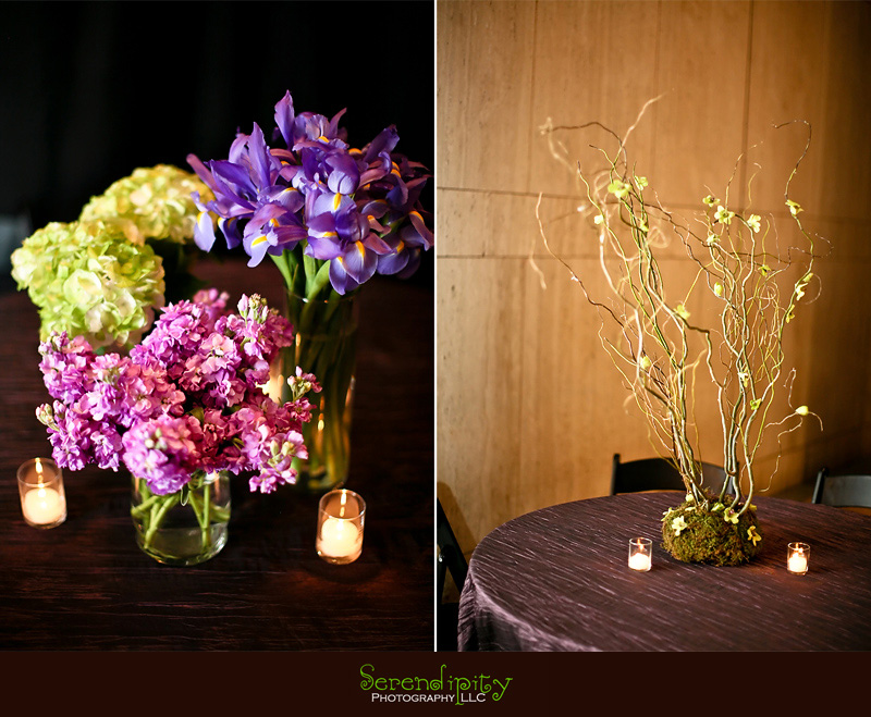 Houston wedding photographer, Holy Rosary, Houston Museum of Natural Science, centerpieces