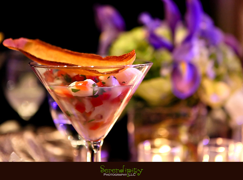 Houston wedding photographer, Holy Rosary, Houston Museum of Natural Science, good looking and delicious shrimp cocktail