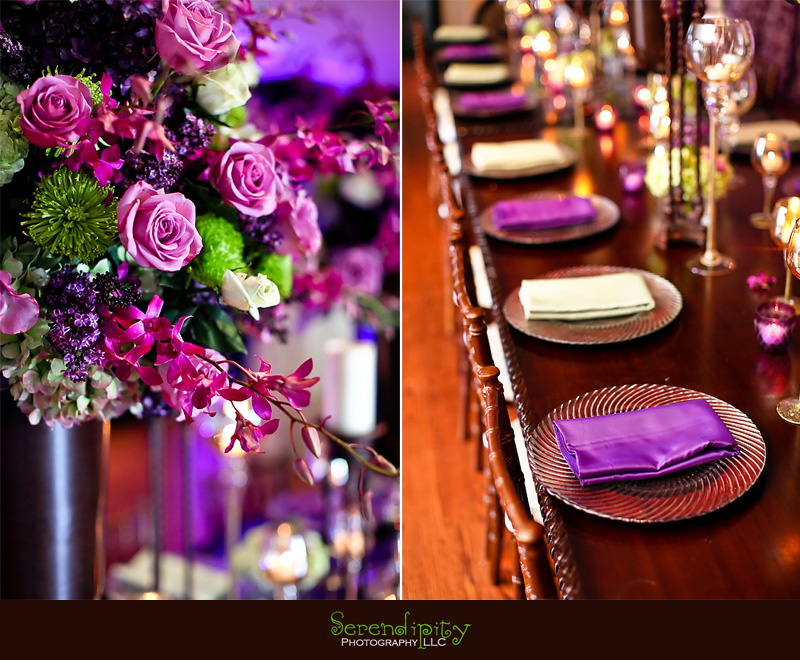 Houston wedding photographer, Villa Rinata, centerpiece and tablescapes