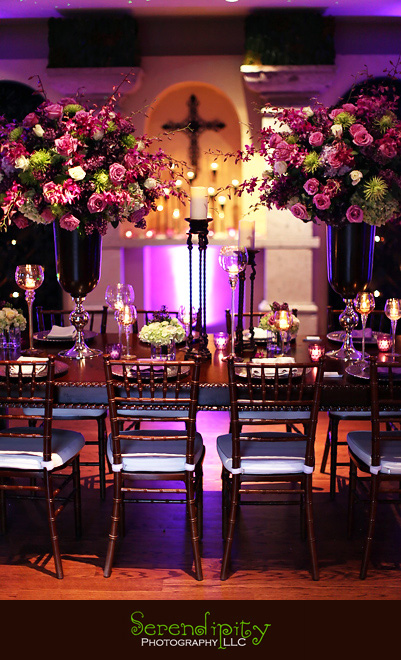 Houston wedding photographer, Villa Rinata, head table