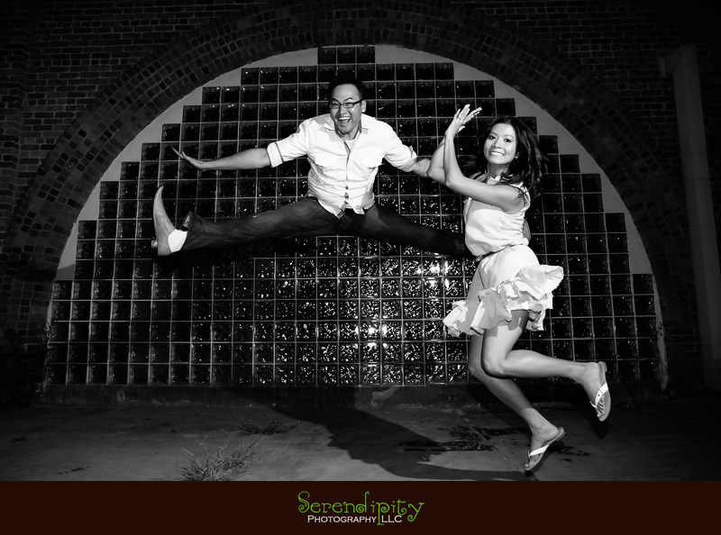 Houston Downtown Engagement Photography, Art Studio District