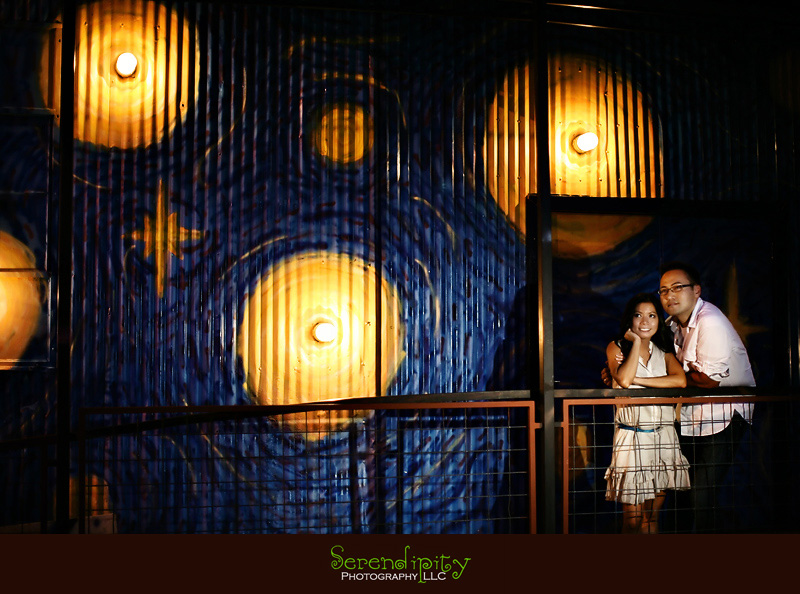 Houston Downtown Engagement Photography, Art Studio District