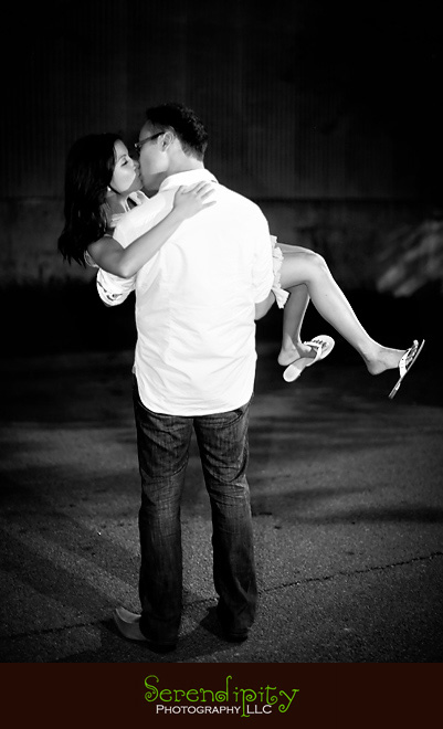 Houston Downtown Engagement Photography, Art Studio District
