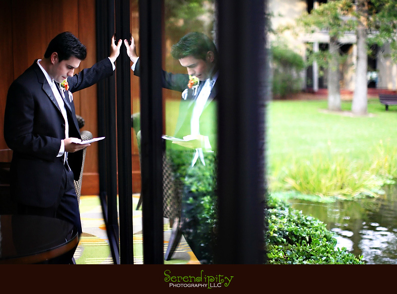 Houston wedding photographer, Woodlands Resort and Conference Center, Groomsmen Portrait