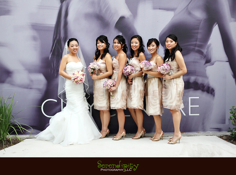 Houston wedding photographer, Memorial Drive Presbyterian, bride and her girls