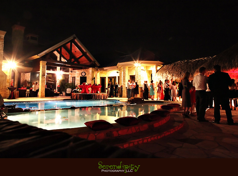 Houston wedding photographer, Pearland Church Ceremony, Private  Home Reception, reception setup