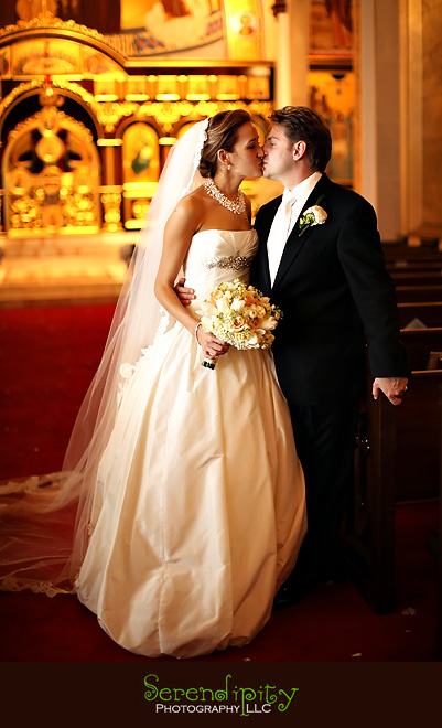 Houston wedding photographer, St George Orthodox Christian Church Ceremony, Alden Hotel Reception, bride and groom portrait