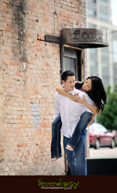 Houston Engagement Photography, Engagement Session Pictures, Houston Downtown Engagement Portrait